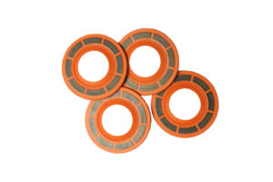 PTFE Coated Silicone poppet seal 